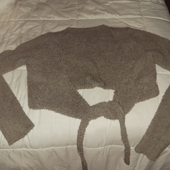 Skims Tie up Sweater - Picture 1 of 5